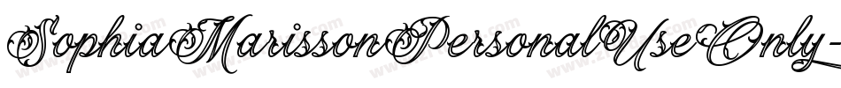 SophiaMarissonPersonalUseOnly-7BjDE字体转换 SophiaMarissonPersonalUseOnly-7BjDE字体转换