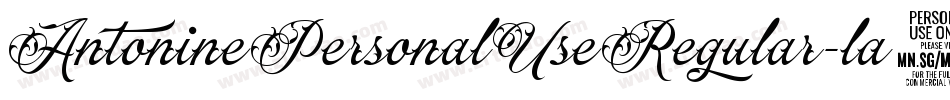 AntoninePersonalUseRegular-la9X字体转换 AntoninePersonalUseRegular-la9X字体转换