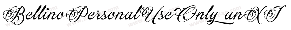 BellinoPersonalUseOnly-anXJ字体转换 BellinoPersonalUseOnly-anXJ字体转换