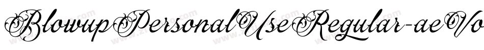 BlowupPersonalUseRegular-aeVo字体转换 BlowupPersonalUseRegular-aeVo字体转换