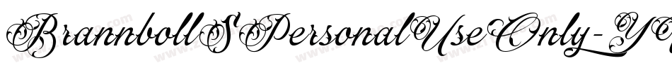 BrannbollSPersonalUseOnly-YW2v字体转换