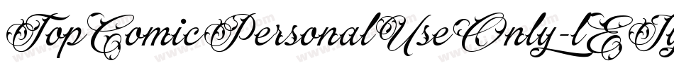 TopComicPersonalUseOnly-lEJy字体转换 TopComicPersonalUseOnly-lEJy字体转换