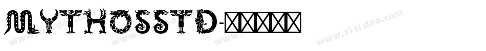 MythosStd字体转换