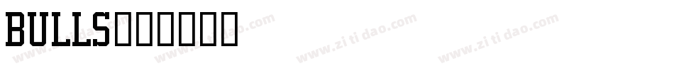 Bulls字体转换