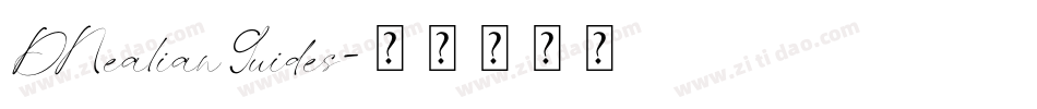 DNealianGuides字体转换