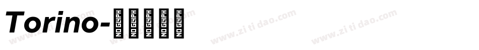 Torino字体转换