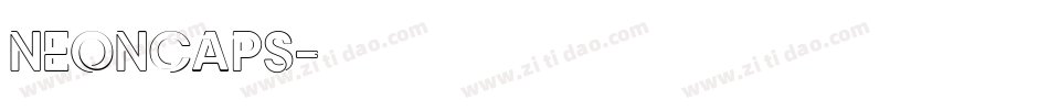 NEONCAPS字体转换