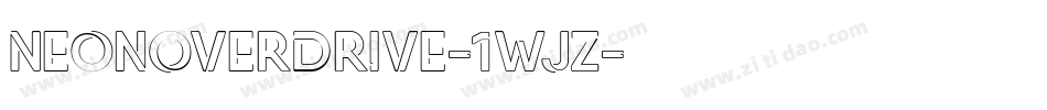 NeonOverdrive-1wjZ字体转换