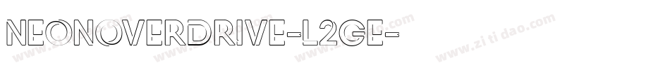 NeonOverdrive-l2ge字体转换
