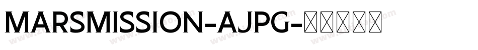 MarsMission-Ajpg字体转换