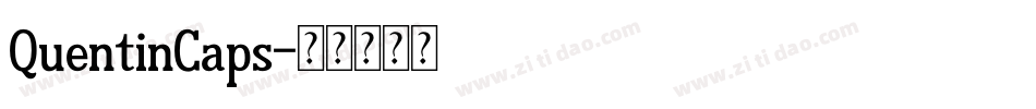 QuentinCaps字体转换