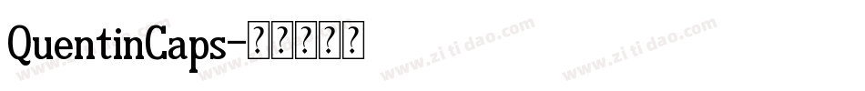 QuentinCaps字体转换