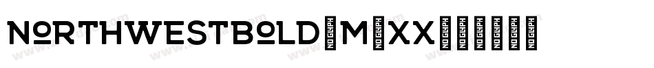 NorthwestBold-M8xx字体转换