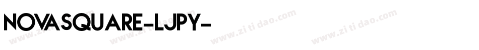 NovaSquare-ljpy字体转换