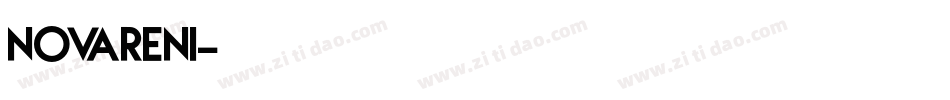 Novareni字体转换