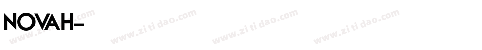 novah字体转换
