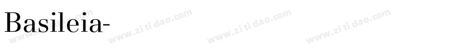 Basileia字体转换