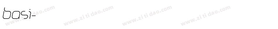 basi字体转换