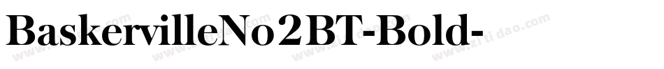 BaskervilleNo2BT-Bold字体转换