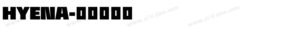 HYENA字体转换