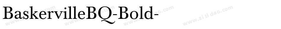 BaskervilleBQ-Bold字体转换
