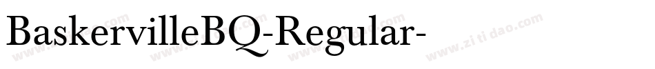 BaskervilleBQ-Regular字体转换