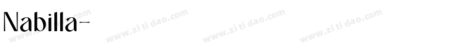 Nabilla字体转换