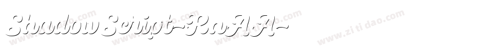 ShadowScript-RnAA字体转换