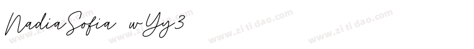 NadiaSofia-wYy3字体转换