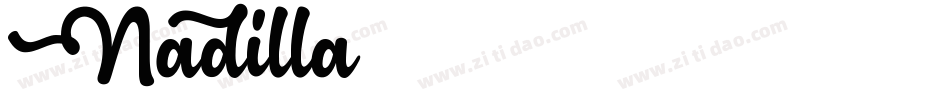 Nadilla字体转换