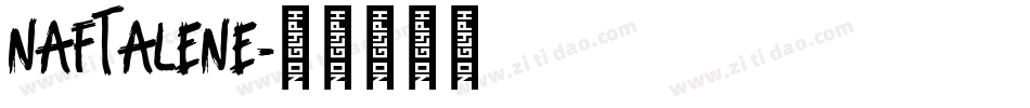 NAFTAlene字体转换