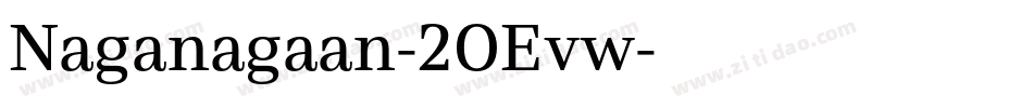 Naganagaan-2OEvw字体转换