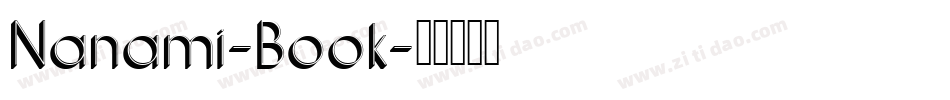 Nanami-Book字体转换