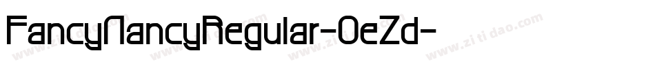 FancyNancyRegular-OeZd字体转换