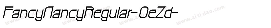 FancyNancyRegular-OeZd字体转换