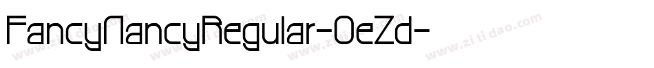 FancyNancyRegular-OeZd字体转换
