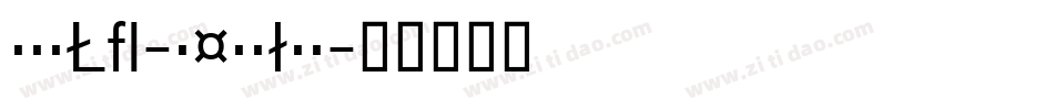 BauLF-Regular字体转换