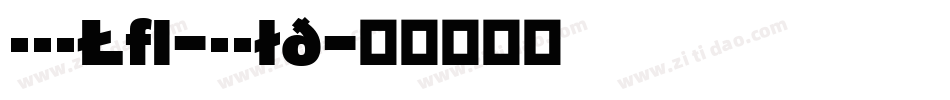 BauLF-Bold字体转换