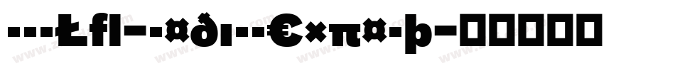 BauLF-MediumExpert字体转换
