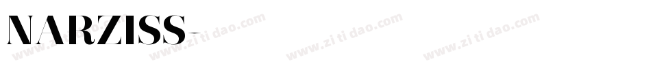NARZISS字体转换