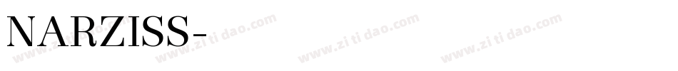 NARZISS字体转换