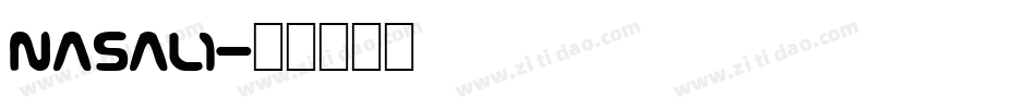 NASAL1字体转换