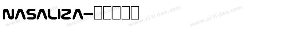 NASALIZA字体转换