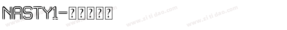 NASTY1字体转换