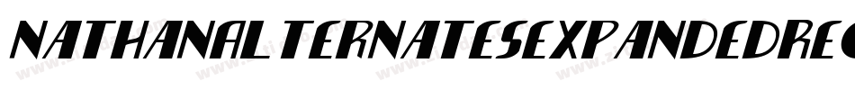 NathanAlternatesExpandedRegular-p9py字体转换