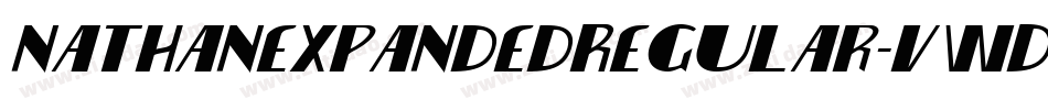 NathanExpandedRegular-VWDy字体转换