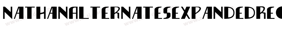 NathanAlternatesExpandedRegular-p9py字体转换