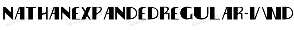 NathanExpandedRegular-VWDy字体转换