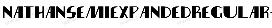 NathanSemiExpandedRegular-JWBB字体转换