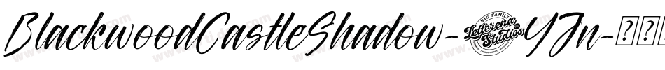 BlackwoodCastleShadow-9YJn字体转换